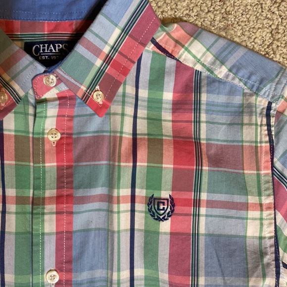 Chaps Short Sleeve Button Down Shirt - Picture 2 of 4